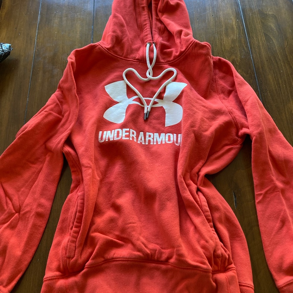 ORANGE Under armed hoodie 🧡